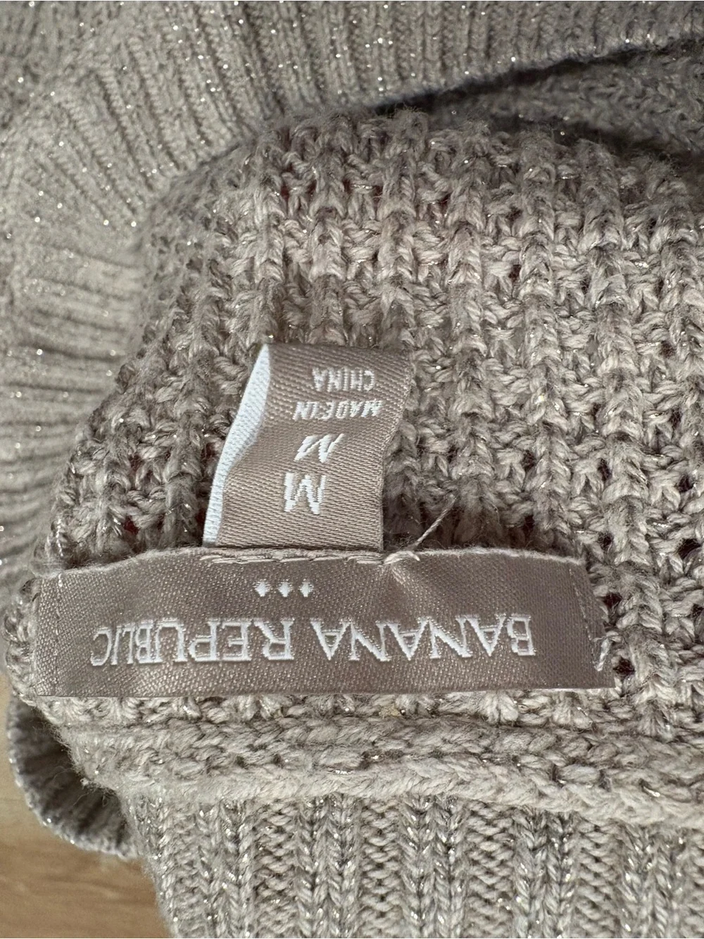 Banana Republic Women's Crewneck Sweater in Taupe - Picture 3 of 4